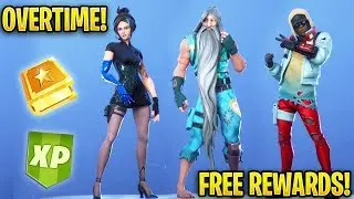 Fortnite Overtime Challenges *FREE REWARDS!* Season 9 (Free Styles!)