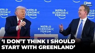 WEF President Borgo Brende And Trump Discuss Greenland, US Economy & Fear Of Recession At Davos