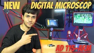 New digital microscope 2025 |Andonstar 115-Arm| unbox and review in Hindi 🔥