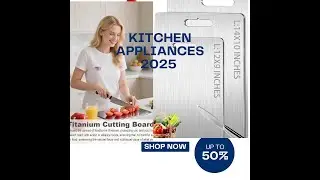 Titanium Cutting Board - 2025 New Upgrade 100% Pure Titanium Cutting Boards for Kitchen