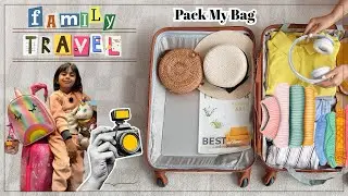 Pack my bag with Tia | family vacation | Organized Packing for a Hassle-Free Trip #travel#trending