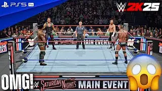 WWE 2K25 - Randy Orton vs Sami Zayn vs Damian Priest vs Trick Williams - Fatal 4 Way Match at SNME
