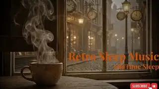 Evening Calm at Cozy Caf&eacute; in the Antique Clock Street I 2 Hours Sleep Music I OldTime Sleep
