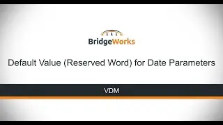 VDM - Default Value Date Time Picker