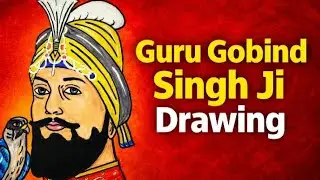 &ldquo;&ldquo;Shri Guru Gobind Singh Ji Drawing 🙏 | Divine Sikh Warrior Art ✨&rdquo;