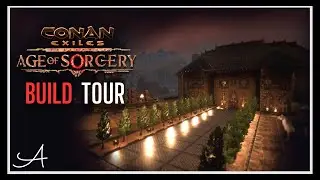 DESERT TEMPLE - Build Showcase | Exiled Lands | Conan Exiles - SORCERY CHAPTER 3