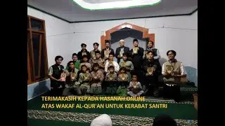 WAKAF AL-QUR'AN DARI JAMAAH HASANAH ONLINE