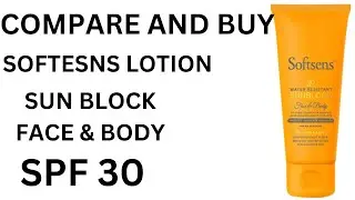 Softsens Spf 30 || Sun Block Face & Body Oil-Free Lotion ||