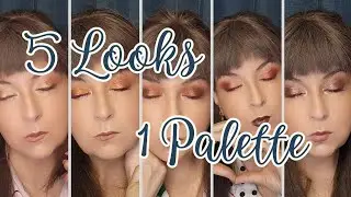 5 Looks 1 Palette Using Colourpop Smokin' Hot Palette - My New Project