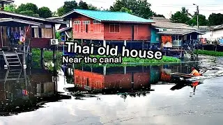 Thai house | Thai old style house | Village life in Thailand | traditional thai house