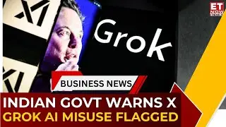 Breaking News: Govt Cracks Whip on X Over Grok Misuse | MeitY Flags Gross Misuse of AI on X | ET Now