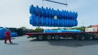 AQUAstay FLAT: Razklad zbiralnika / Unloading the truck / Entladen des Lastwagens/ Istovar spremnika
