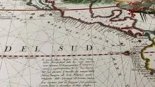 Ancient map of the South Sea, Pacific Ocean, 1691 | SKU: 192172