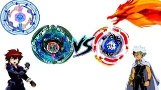Flame Byxis 230 WD vs Meteo L-Drago LW105LF - Zeo vs Ryuga - Epic Beyblade Battle!!!