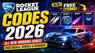 Rocket League Codes 2026 🚓 All New Working Codes for Free Decals, Wheels & Rewards!