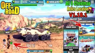 Off The Road OTR V1.18.1 (New Update 2025) Christmas Relics Location of THE SHORE Map | SuJan Gaming