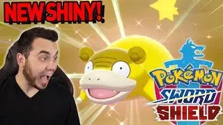 SHINY GALARIAN SLOWPOKE! BEST REACTION! NEW SHINY in POKEMON SWORD and SHIELD DLC!