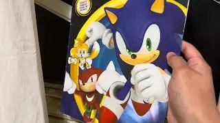 Mario and Sonic battle then hugs it out at the end!