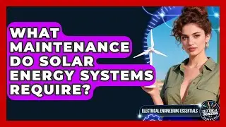 What Maintenance Do Solar Energy Systems Require? | Electrical Engineering Essentials News