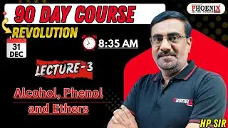 90 DAY COURSE| COMPLETE BOARD & GUJCET PREPRATION |CHEMISTRY|Alcohol, Phenol and Ethers|Lec-3|HP Sir