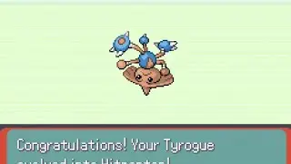 How to evolve Tyrogue into Hitmonchan, Hitmonlee, Hitmontop | Pok&eacute;mon Quetzal Alpha GBA