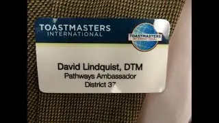 Pathways Briefing by David Lindquist DTM - Pathways Ambassador at Speak Up Toastmasters - 3 of 3 Q&A