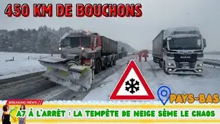 ❄️ A7 A L'ARRET : LA TEMPETE DE NEIGE SEME LE CHOAS ❄️