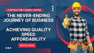 The Journey of Business - Balance Quality, Speed, and Affordability