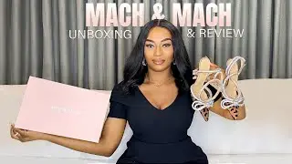 MACH & MACH HEELS UNBOXING AND SIZING REVIEW| DOUBLE BOW CRYSTAL EMBELLISHED PUMPS | Dream Shoes