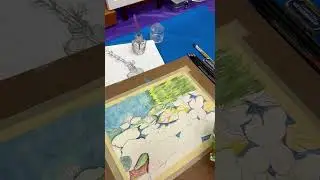 Draw lavender flowers #drawingmaterials#stillife#artmaterials#lavender#lavenderfields@Kanvacreates 
