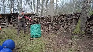 Leaf clearing at the garden in the woods 🪵🍂🍂#Leafclearing #woods #gardenmaintenance 