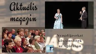Nyugdíjasokat köszöntöttek zenével és ajándékkal az Agórában | Aktuális magazin 2025.12.30.