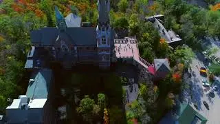 Holy Hill Drone Footage in Hubertus, Wisconsin
