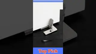 Stainless Steel Stealth Guard Door Stopper, Invisible Door Catch & Wall Protection System