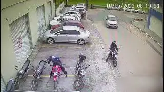 Roubo de Moto deu RUIM o cadeado com alarme realmente funciona