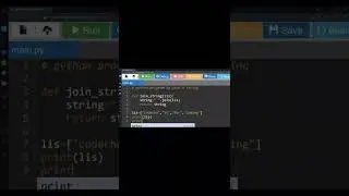 Python program to join a string