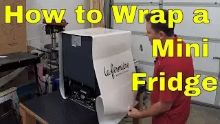 Wrapping a Mini Fridge for La fermiere Rm wraps 2018