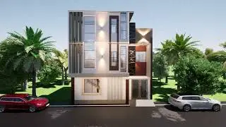 30&times;30 House Front Elevation Design | Premium Modern Home by Shamsi Architects