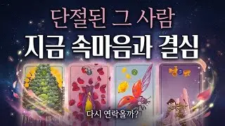 [타로] 연락 없는 그 사람의 지금 결심과 속마음 (재회, 썸, 커플)