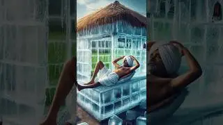 Farmer&rsquo;s Snow House Dream&rdquo; 😱😱 #SnowHouse#FarmerLife#WinterBuilding#SnowArchitecture#Frosty #ai