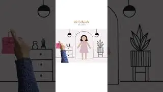 Paper doll wearing Hermes Bag | Stop Motion. Kelly & Birkin bag wardrobe. Full video tap subscribe❤️