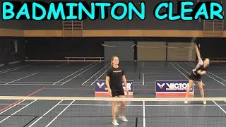 Badminton Technique: Badminton Clear Overhead Stroke (Badminton Technik Clear im Hinterfeld)