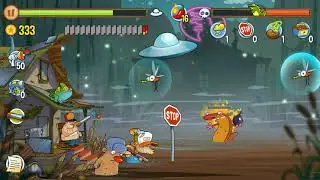 Swamp Attack - Hard Mode. Episode 9. Level 10 Gameplay Android walkthrough