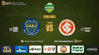 BOCA JUNIORS VS INTER NOVO RIO - 1&deg; QUADRO | SEMI FINAL  - CAMPEONATO MUNICIPAL DE IGACI 2025