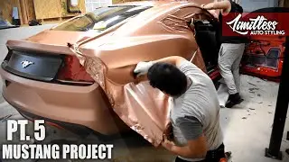 How hard are Quarter Panels to Wrap?Satin Rose Gold - KPMF