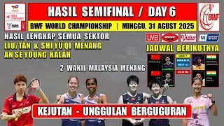UNGGULAN BERGUGURAN ~ Hasil Semifinal BWF World Championship 2025 Hari Ini ~ SHI YU QI MENANG