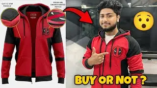 Deadpool Hoodie Review - Unboxing - Redwolf Worth it ?