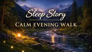 A Calm Evening in a Quiet Town 🌙 | Gentle Sleep Story with a Peaceful Dog | Fall Asleep Fast