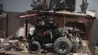 Paintball machine gun turret. remote controlled.
