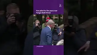 Man jailed for five years for Farage threat